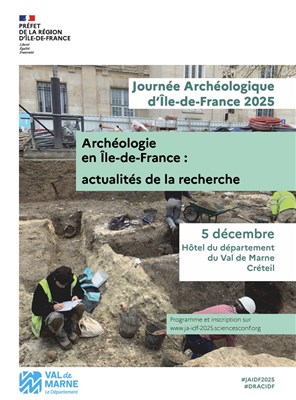 Journée archéologique régionale d’Île-de-France 2025.